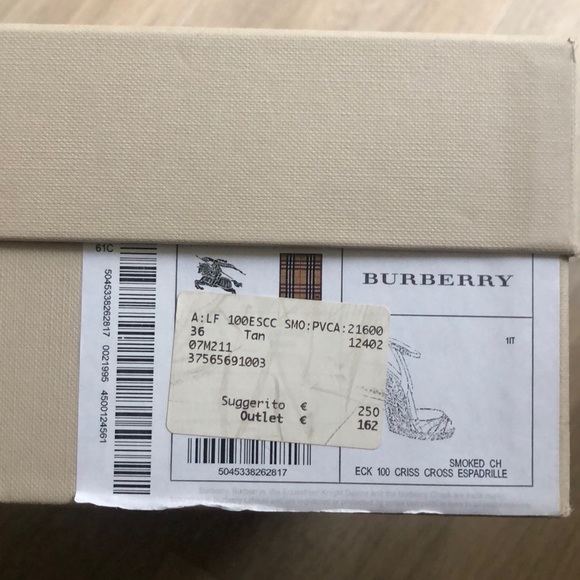 SOLD Burberry Wedges - Picture 5 of 9